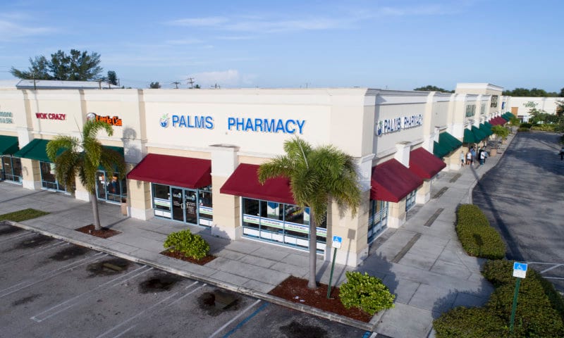 bird's eye view of the store